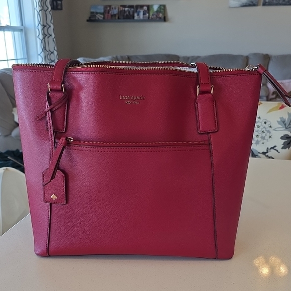 kate spade Handbags - Kate Spade Cherry Red Tote Bag